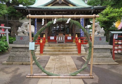 茅の輪を設置しました