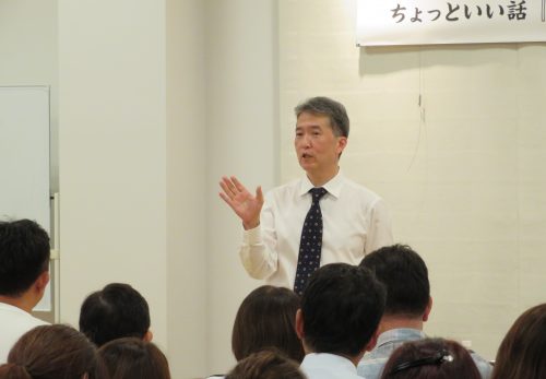 真壁辰郎先生のお月見講話