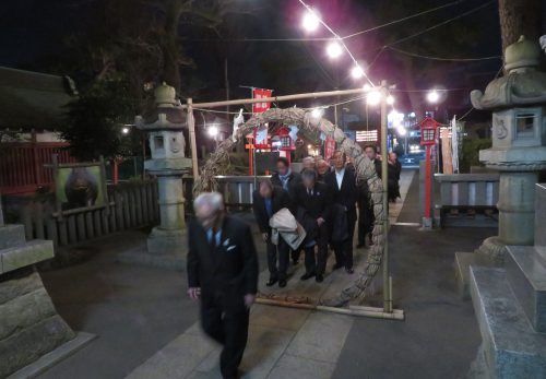 氏子総代会　新年参拝