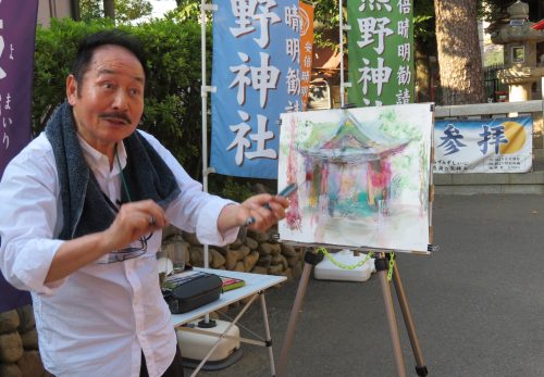 松井守男絵画展　２月１６～１８日　入場無料