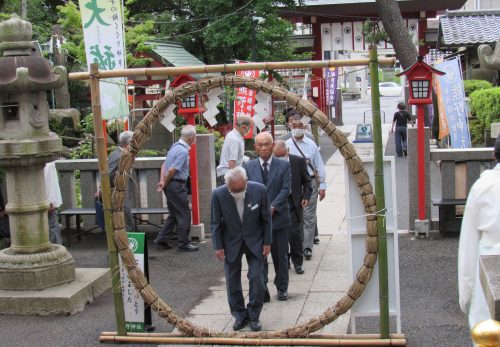 コロナ禍 疫病退散 夏越大祓式