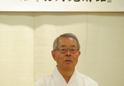 武田輝明先生　お月見講話