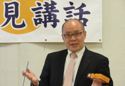 お月見講話　大塚和彦先生
