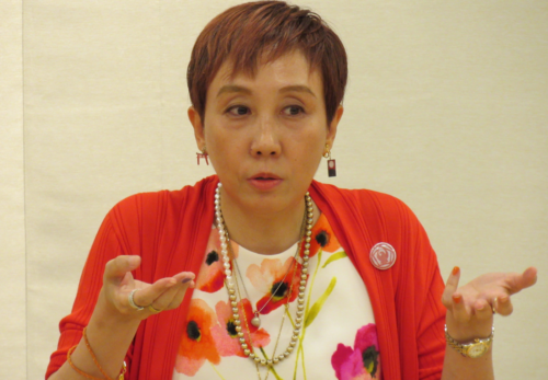 お月見講話　小名千秋先生