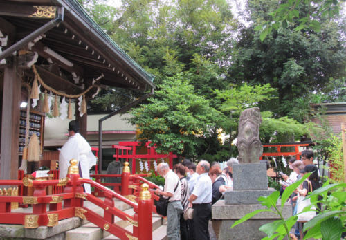 夏越大祓式　斎行