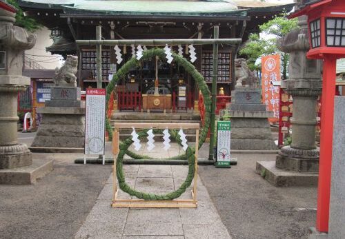 茅の輪を設置しました